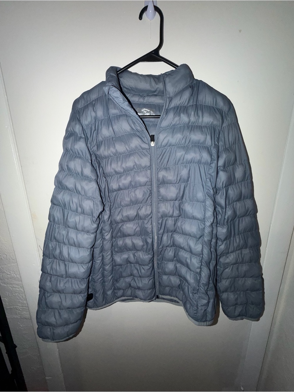 Callaway Light Blue Packable Jacket